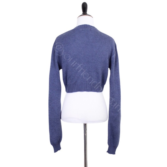 Nasty Gal Knit The Floor V-Neck Cropped Cardigan - Picture 11 of 12